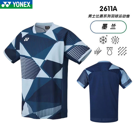 Men’s Premium Sports T-Shirt – Inspired Collection, Blue Quick Dry & Breathable Badminton/Gym Wear