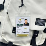 Badminton Star Olympic Accreditation Card Keychain | Player ID Badge Collectible Backpack Charm