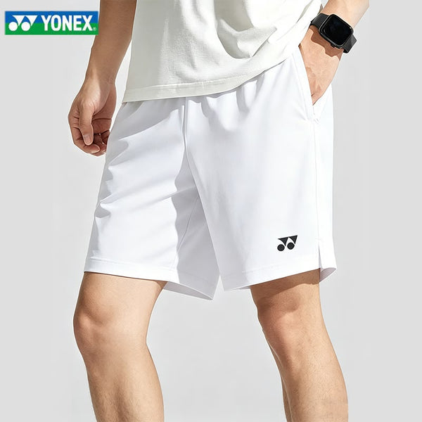 Yonex Quick-Dry Badminton Shorts |Yonex white shorts |Breathable Training & Tournament Wear