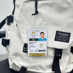 Badminton Star Olympic Accreditation Card Keychain | Player ID Badge Collectible Backpack Charm